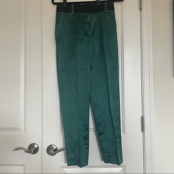 Marc Jacobs Pants - Marc Jacobs | Green Silk Trousers